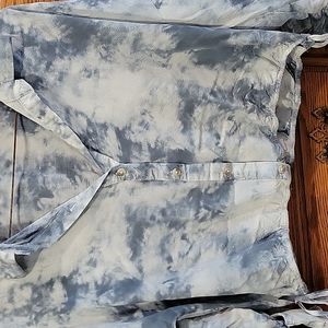 Love notes crop long sleeve blouse